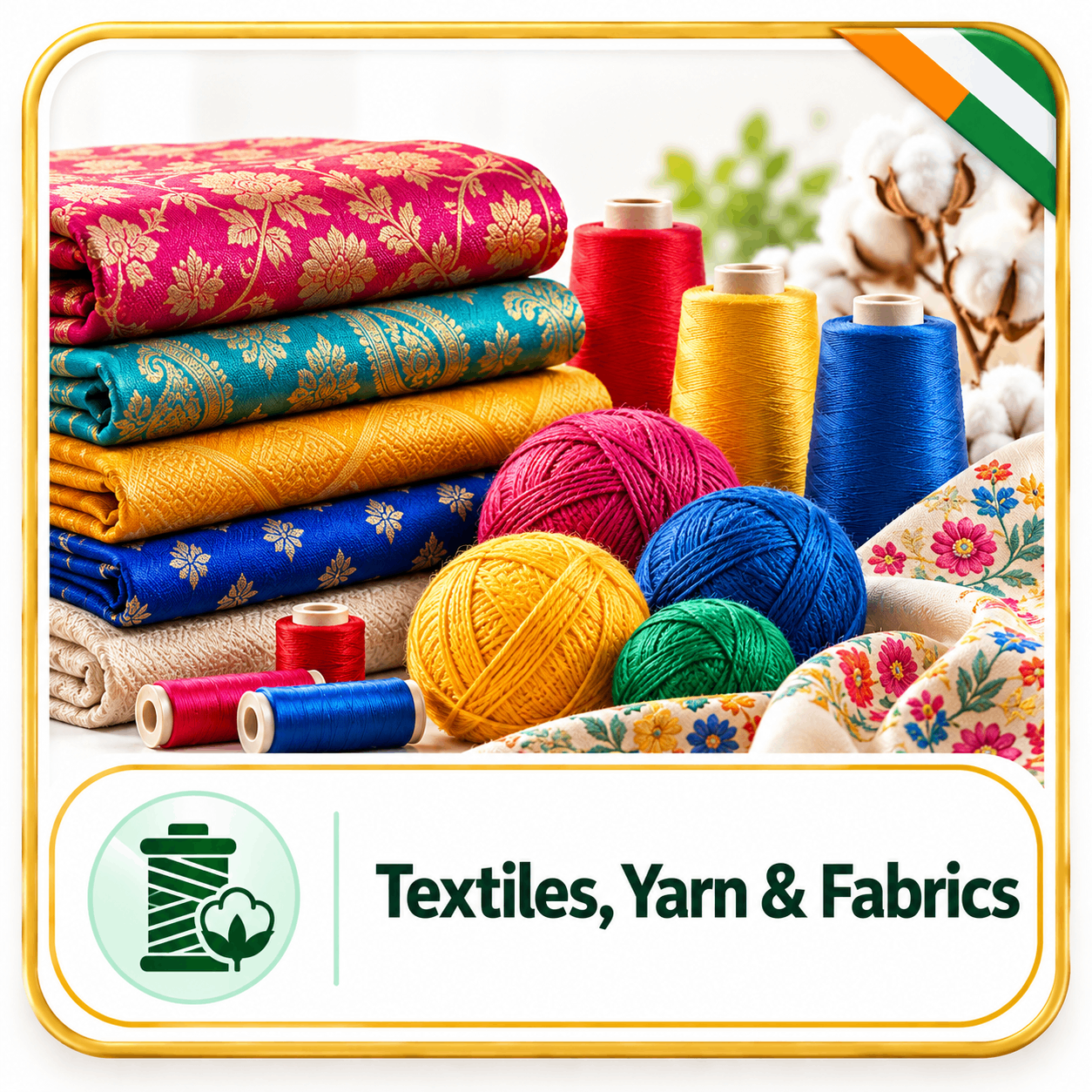 Textiles, Yarn & Fabrics